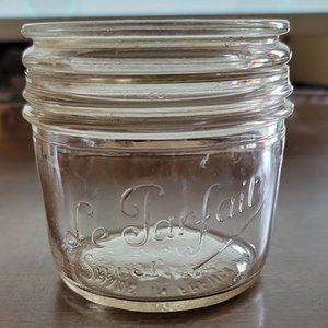 Le Parfait Glass Canning Jar Made in France 350ML w/o rubber or bail portion